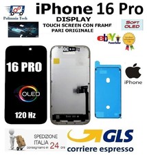 APPLE IPHONE 16 PRO DISPLAY TOUCHSCREEN - SOFT OLED - 120 Hz PARI ORIGINALE GLS