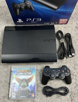 Nintendo Switch PS3 250GB PlayStation 3 PS3 Super Slim 250GB Console + Controller & Box