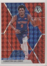 2019-20 Panini Mosaic Red Prizm Langston Galloway #47 o1h