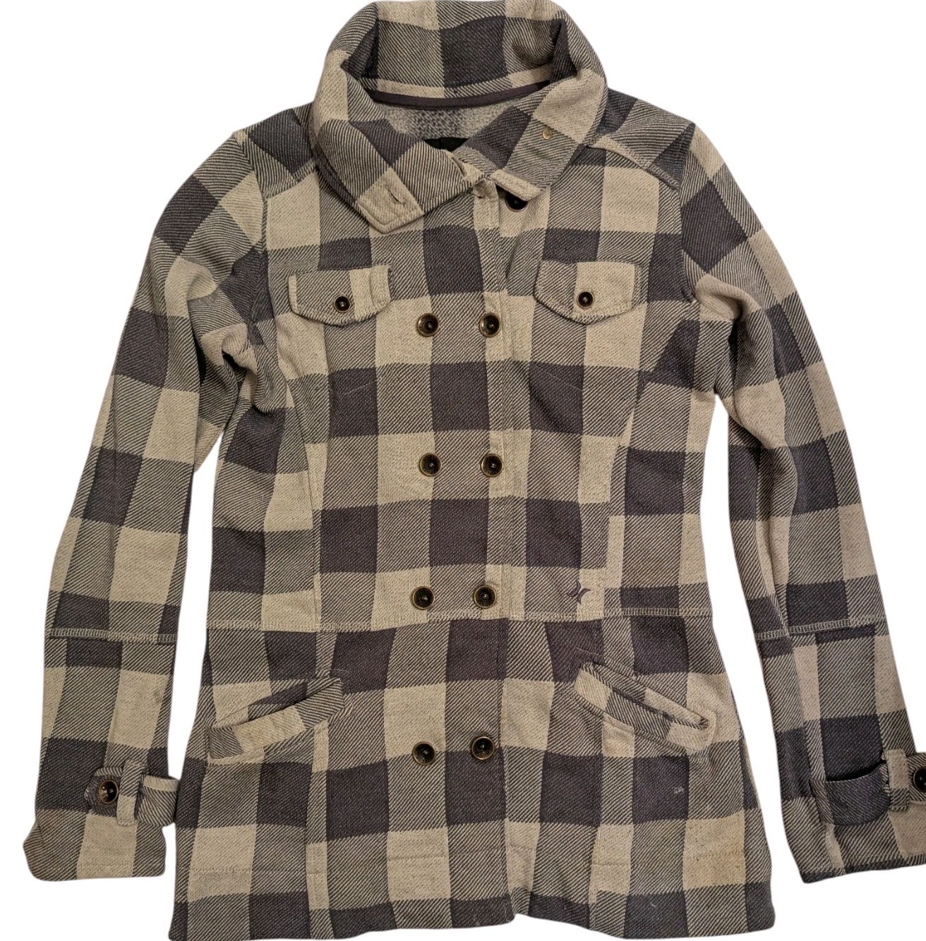 Hurley Winchester Button Down Checkered Jacket Gr… - image 1