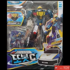 Tobot C Hyundai Sonata dn9 Police Car Transformer Robot Figure Young Toy 2025