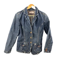 Levi’s Strauss Signature women’s blazer jacket,  denim, M Medium (2683)