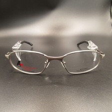 Hilco A2 High Impact Safety Eyeglass Frames Silver Gray 59-18 Z87+ Unisex