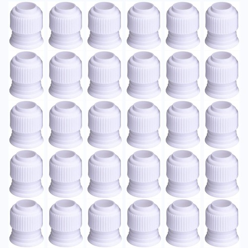 Shappy 30 Pezzi Accoppiatore Sacchetto Tubi Plastica Standard 1,2 x 1 Pollice, Bianco - Foto 1 di 6