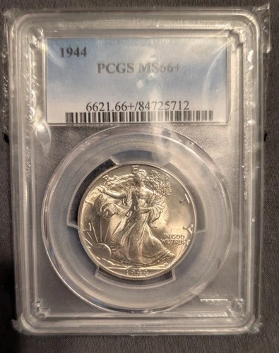 1944 PCGS MS66+ Walking Liberty Half w/ Exceptional Eye Appeal & Strong Strike