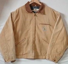 Carhartt Detroit Blanket Lined JO1 BRN Jacket Size 54