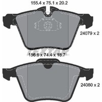 Textar 2407903 Bremsbelagsatz FüR Jaguar XF XJ XK S Type X250 X200 X350 X358