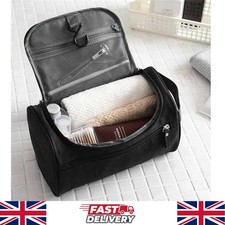 Mens Large Capacity Travel Wash Bag Hanging Toiletry Shaving Gym Makeup Bag UK