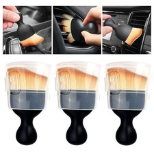 3PCS Car Interior Cleaning Tool, Car Cleaning Brush Interior Dust Collectors,...