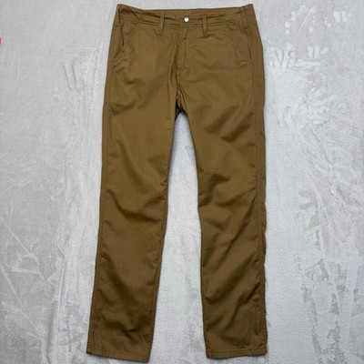 Topo Designs Slim Canvas Pant 32 Made in USA flap pockets measure 32.5'' x 31.5''