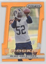 2013 Panini Prizm Rookie Orange Die-Cut Prizm 43/50 Alec Ogletree #204 0d9