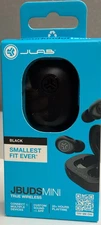 JLab JBudsMini True Wireless Bluetooth Earbuds Factory sealed - Black
