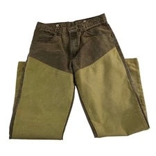 Pro Gear by Wrangler Hunting Pants Color Block Canvas Cotton Blend Mens 33x30