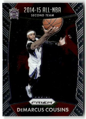 2015-16 Panini Prizm NBA Basketball No. 381 DeMarcus Cousins All-NBA Second Team