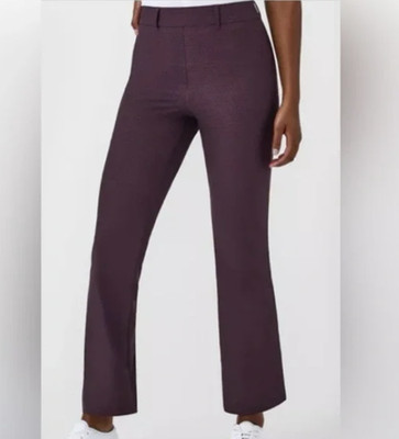 Spanx Petite 50301Q Geo Scape Orange Sunshine Kick Flare Pants ( PM )