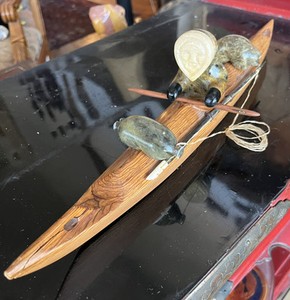 JOHN KOMAKHUK INUIT ALASKAN CARVING