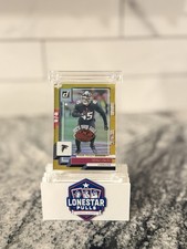 2022 Panini Donruss - Deion Jones #231 Press Proof Gold Game Used Ball 16/42