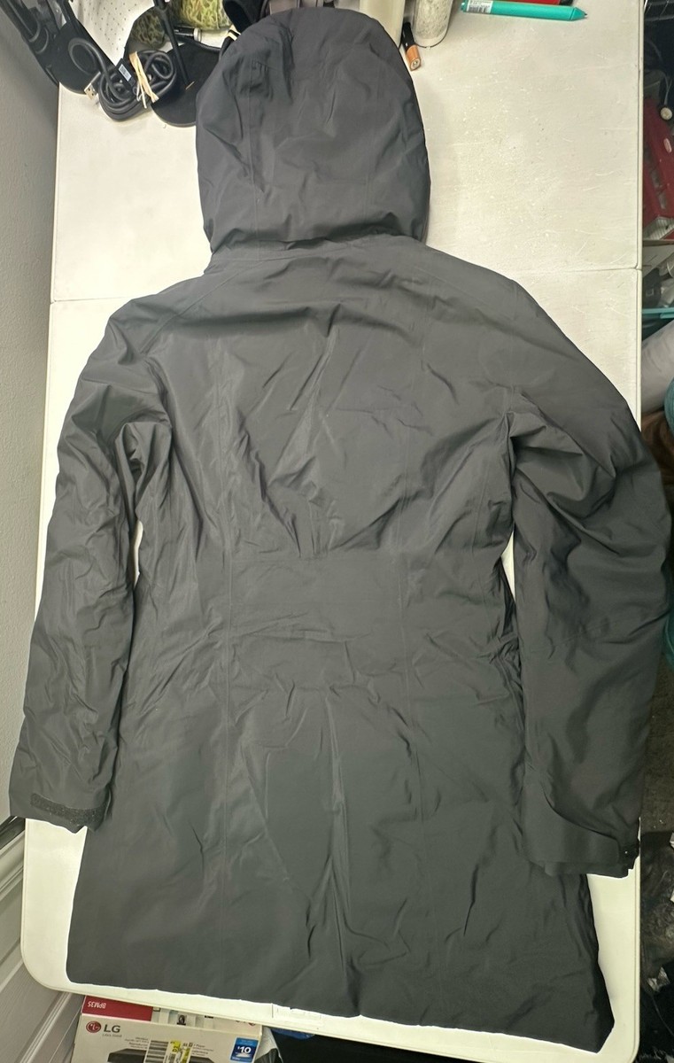 Arcteryx Sylva Parka Gore Thermium Windstopper Black women's Sz M down  jacket
