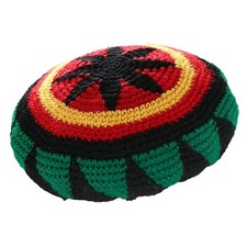 Rasta Hat, Men's Rainbow Wool Knit Reggae Jamaican Beanie Slouchy Baggy Rasta...