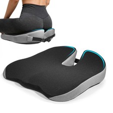 Seat Cushion for Office Chair, Wedge Car Seat Cushion, Memory Foam Truck Seat...