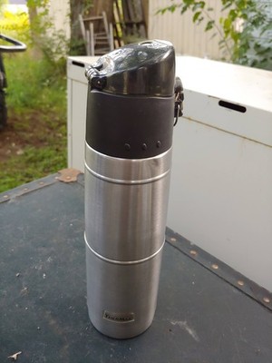 Stainless Steel Thermos 20oz Soup Coffee Container Spoon Thermax Flip Lip