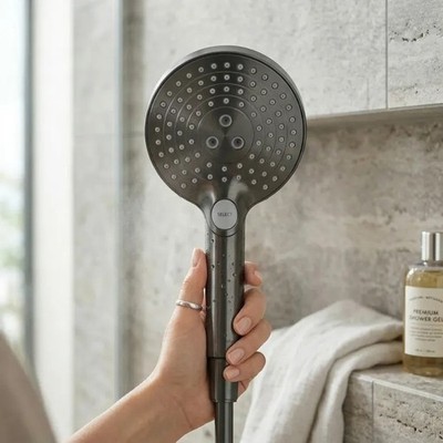 Hansgrohe Raindance Select S 120 3Jet Handshower Brushed Black Chrome 175
