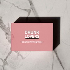 Drunk Lovers - Couple Drinking Game for Date Night 54 Game Cards Couple Party