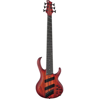 Ibanez BTB866MS Bass Workshop 6-String Electric Bass - Brown Topaz