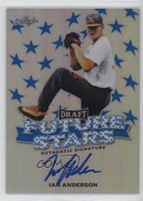 2016 Leaf Metal Draft Future Stars Auto Blue 7/20 Ian Anderson #FS-IA1 Auto 2a9
