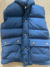Eddie Bauer Vintage Vest Down Puffer Vest Navy Men's Small