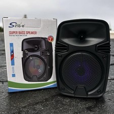 Bluetooth Speaker Portable Wireless USB Rechargeable LED Lights For Smartphones