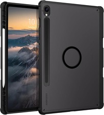Black Magnetic Case for Samsung Galaxy Tab S10 FE/S9 FE 11'' with Pen Holder