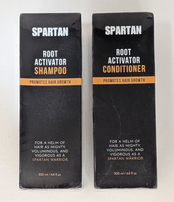 SPARTAN Root Activator Shampoo And Conditioner Set 6.8 Oz/ea NEW Sealed