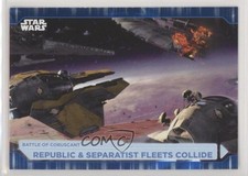 2021 Topps Star Wars Battle Plans Blue Republic & Separatist Fleets Collide a2v
