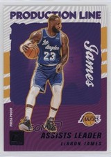 2021-22 Panini Donruss Production Line Press Proof Purple LeBron James #7 0q0