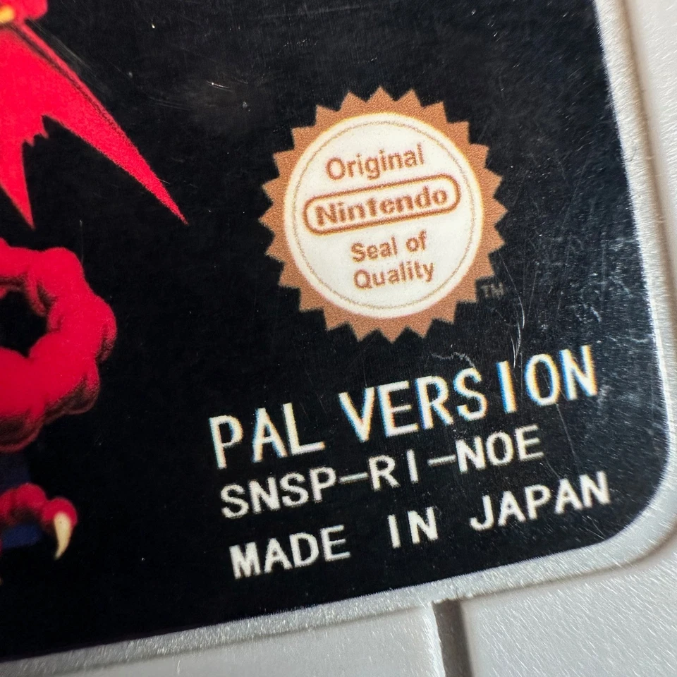 Super Metroid SNES Game Cartridge Nintendo PAL Japan VTG Original Authentic - Image 4 of 4