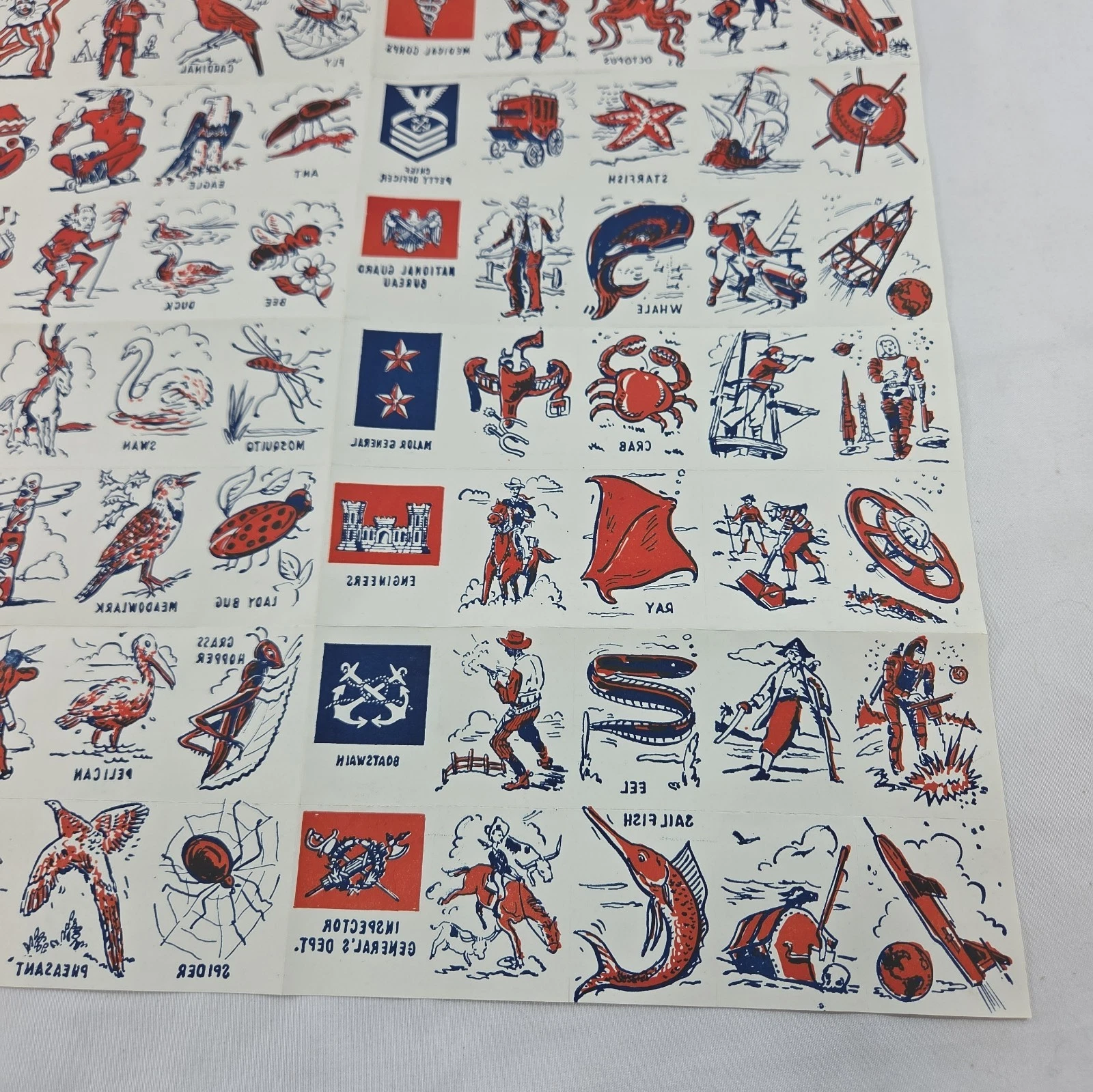 Vintage 1962 Washable Tattoo Sheet Kockamamies - A.J. Wildman NY USA - NEW NOS - product detail image 13