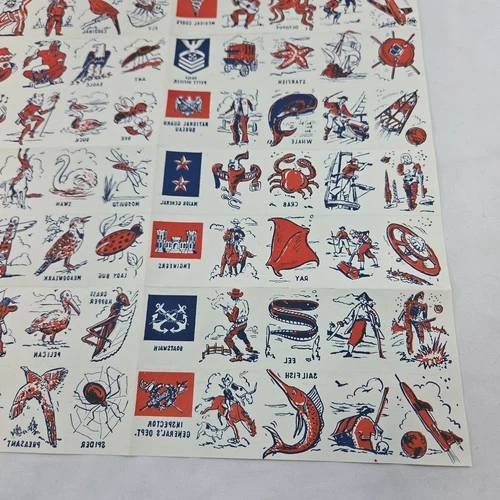 Vintage 1962 Washable Tattoo Sheet Kockamamies - A.J. Wildman NY USA - NEW NOS image 13