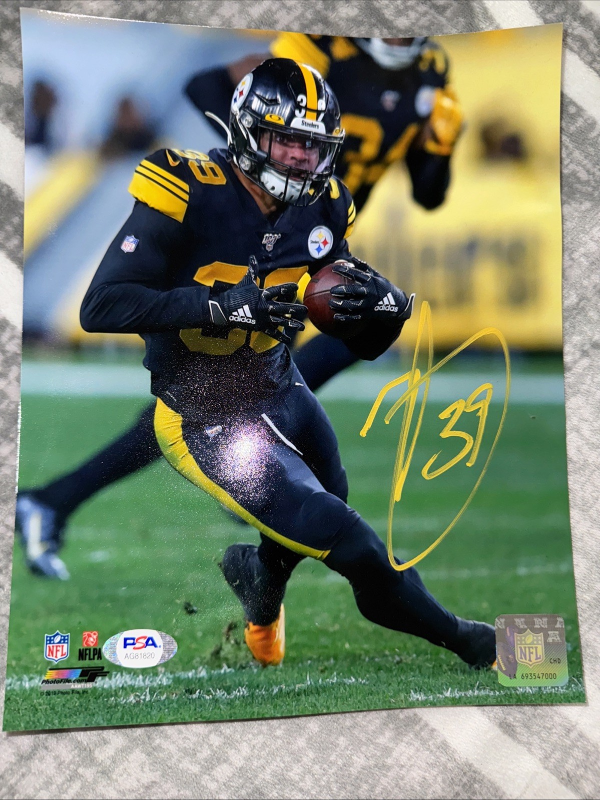 Minkah Fitzpatrick Autographed Signed Pittsburgh Steelers 8x10 PSA/DNA 