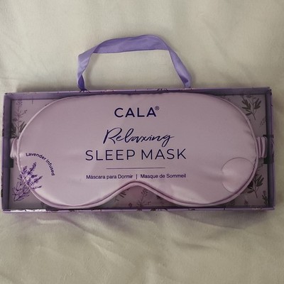 Cala Relaxing Sleep Mask Lavender Infused Single Sleep Mask Polyester Elastic