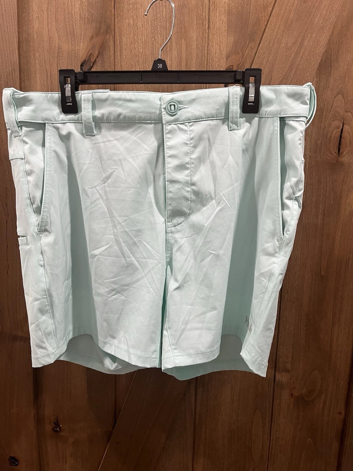 NEW Huk Lowcountry 6" Performance Mens XL Fishing Shorts Seafoam Green NWT