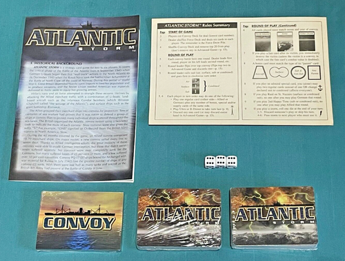 Atlantic Storm | Avalon Hill {CONFEZIONI CARTE SIGILLATE_COMPLETE} OOP RARO - Foto 7 di 7