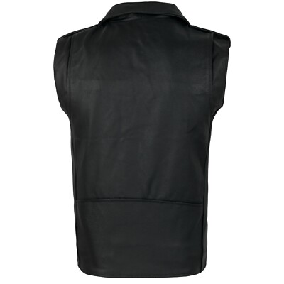 Rich i LETHER VEST ブラック／ホワイト フリーサイズ Rich i LETHER VEST ブラック／ホワイト フリーサイズ - vantage