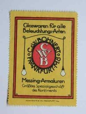Vignette Verrerie Eclairage Glaswaren beleuchtungsarten C&W Bohnert Frankfurt