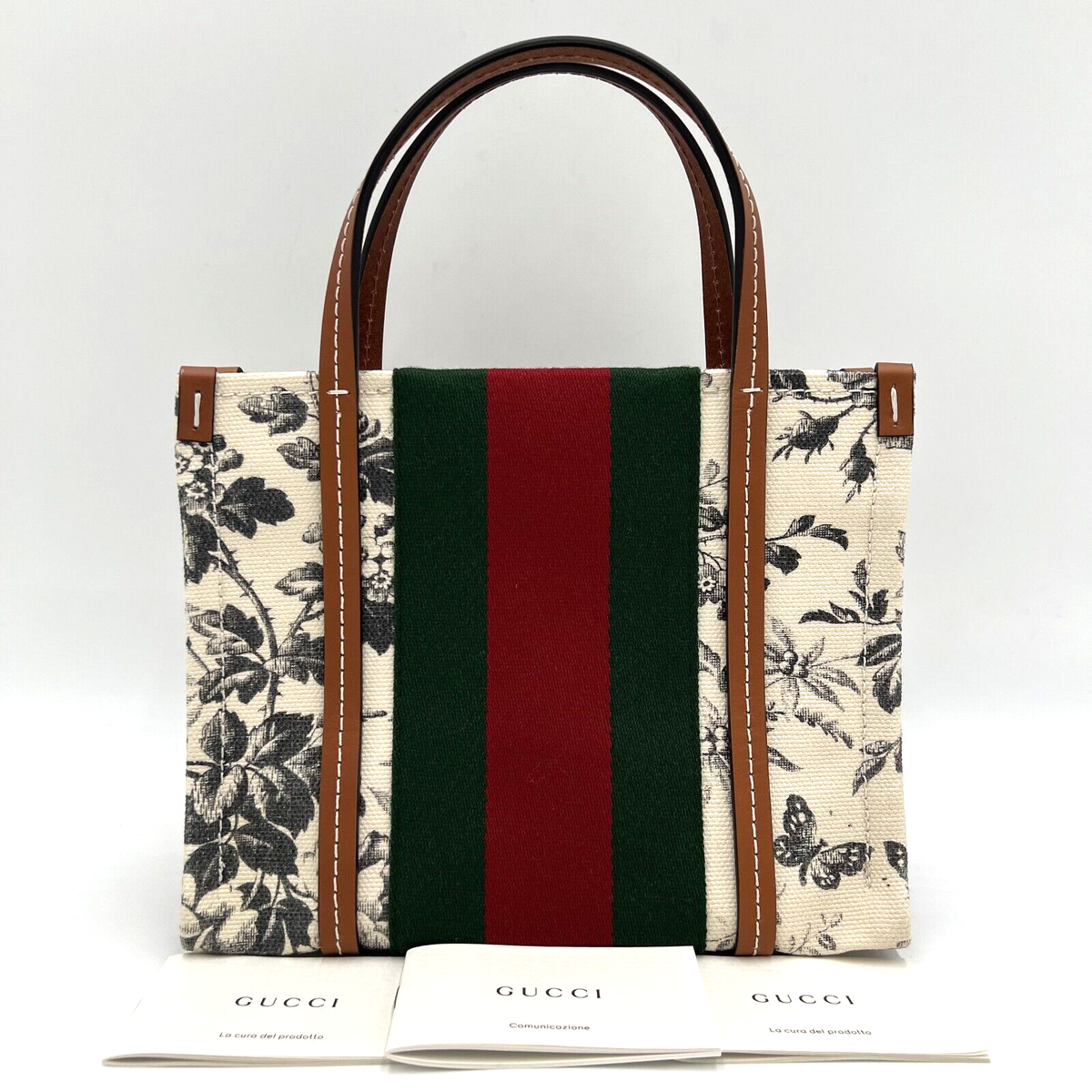 GUCCI Interlocking G Cherie Line Tote Bag Handbag GG 727735 JAPAN