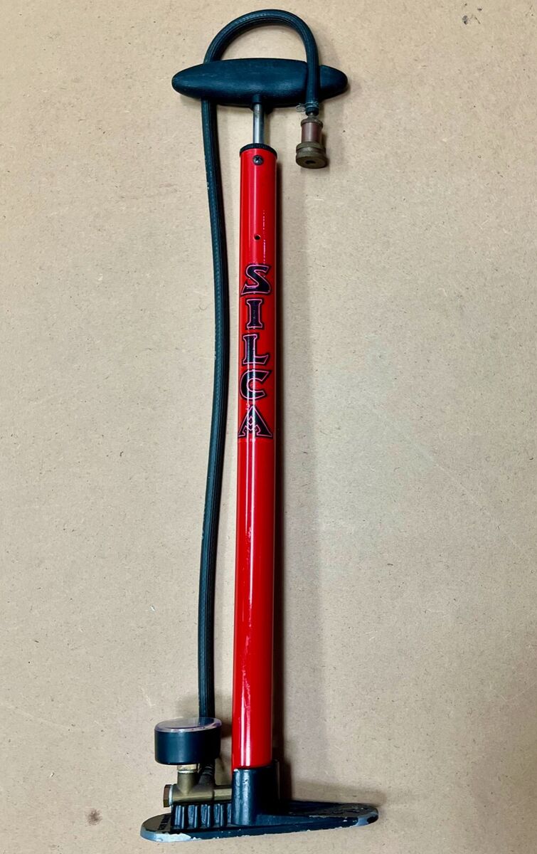 Rare Vintage Silca Cycling Floor Pump - Made In Italy Rare Vintage Silca Cycling Floor Pump - Made In Italy