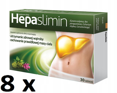 HEPASLIMIN 8x30 TAB. / Leberunterstützung Abnehmen Gewichtsverlust Leber