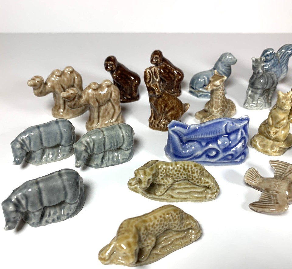 Wade Whimsies Red Rose Tea Porcelain Figurines Lot Of 27 eBay