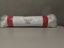 1/4" SOLID BRAID NYLON ROPE 50 FEET