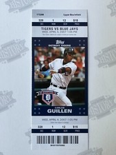 2007 Blue Jays at Detroit Tigers Ticket 4/4/07 AL Championship Rings Ceremony